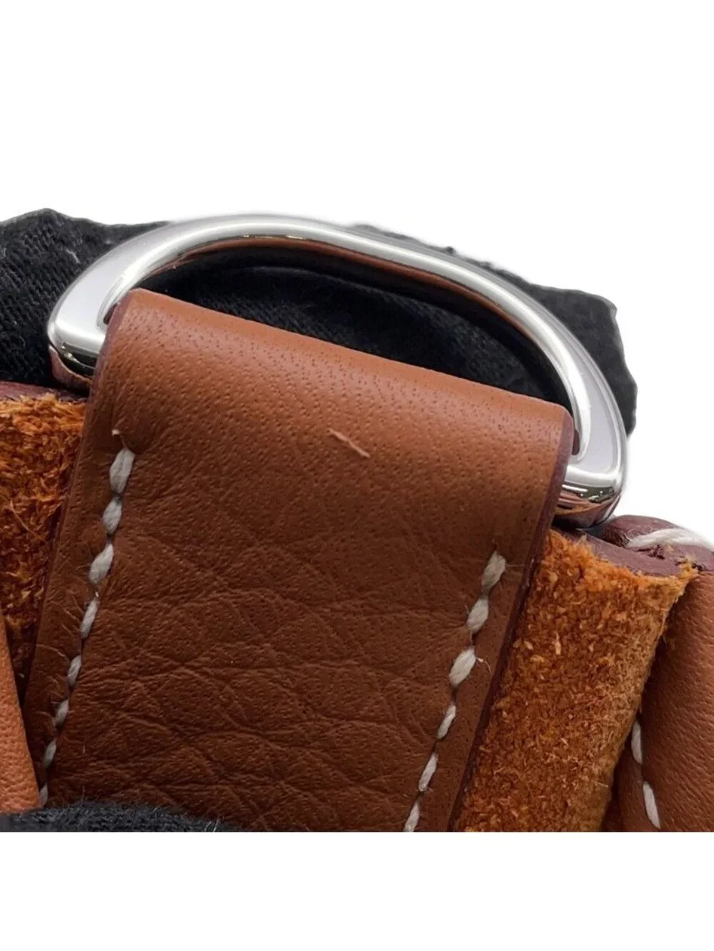 Hermes Shoulder Bag Evelyne 3 PM Gold Silver Taurillon Clemence - Picture 9 of 10